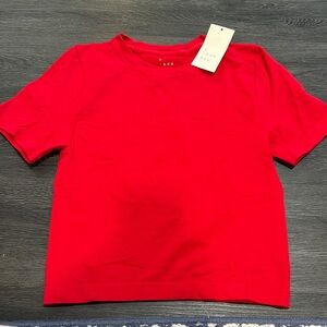 a new day Red Short Sleeve Tee